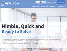 Tablet Screenshot of agilitycg.com